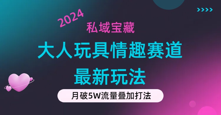 （11541期）私域宝藏：大人玩具情趣赛道合规新玩法，零投入，私域超高流量成单率高-云创未来