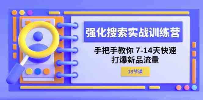 强化搜索实战训练营，手把手教你7-14天快速打爆新品流量（13节课）-云创未来