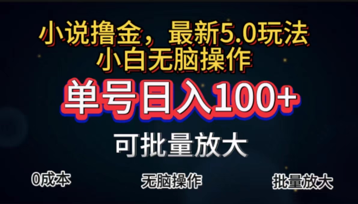 （11651期）全自动小说撸金，单号日入100+小白轻松上手，无脑操作-云创未来