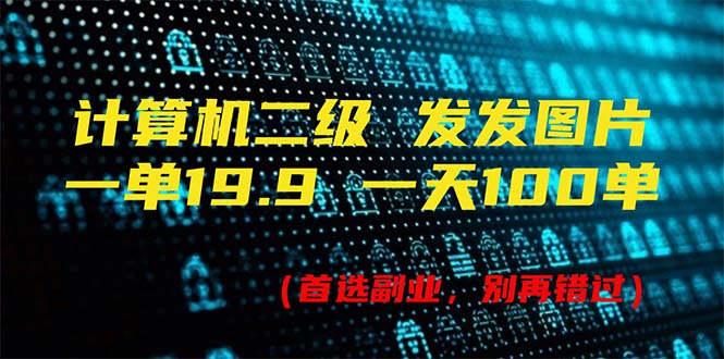 （11715期）计算机二级，一单19.9 一天能出100单，每天只需发发图片（附518G资料）-云创未来