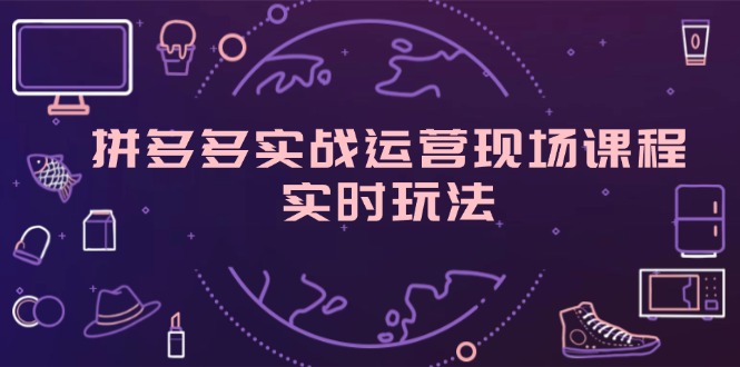 （11759期）拼多多实战运营现场课程，实时玩法，爆款打造，选品、规则解析-云创未来