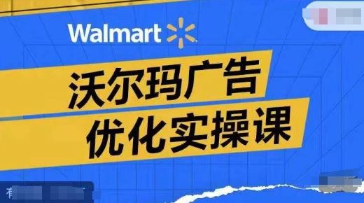 沃尔玛广告优化实操课，广告报告实操讲解，广告如何提高转化和ROAS等-云创未来