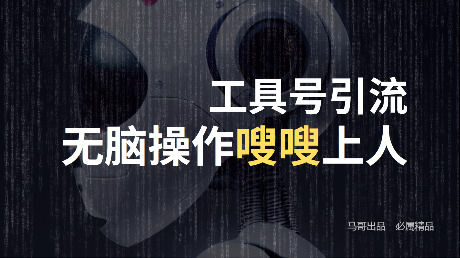 工具号高效引流法，嗖嗖上人，日引1000+，直接搬运，无脑操作-云创未来