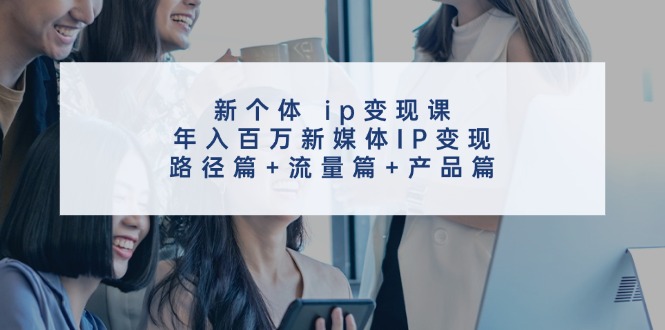 （11971期）新个体 ip变现课，年入百万新媒体IP变现，路径篇+流量篇+产品篇-云创未来