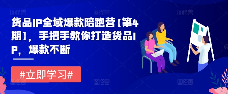 货品IP全域爆款陪跑营【第4期】，手把手教你打造货品IP，爆款不断-云创未来